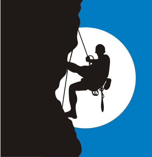 Альпинизм силуэт