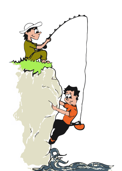 Скалолазание иллюстрации