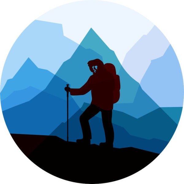 Силует путещественника