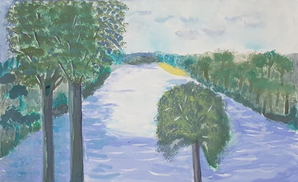 Река Терек рисунок 4 класс