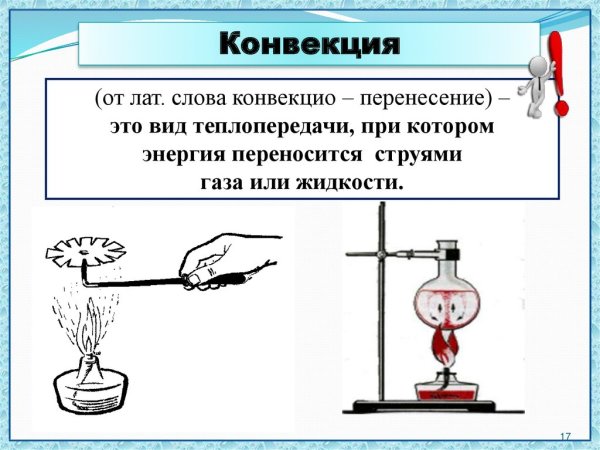 Конвекция опыты по физике 8 класс