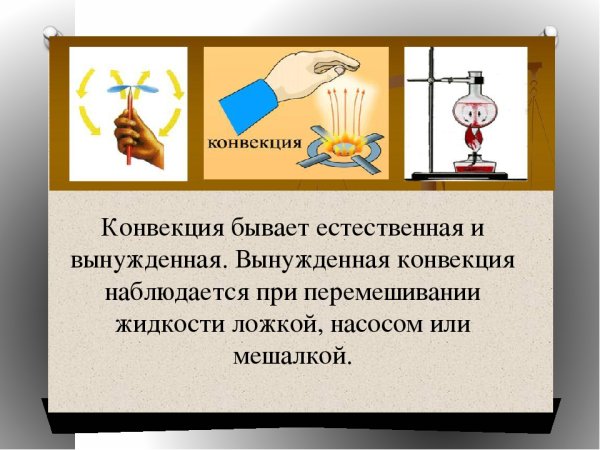 Конвекция естественная и вынужденная