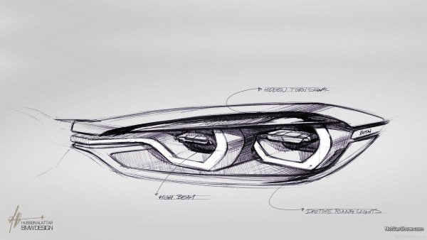 Нарисованные фары