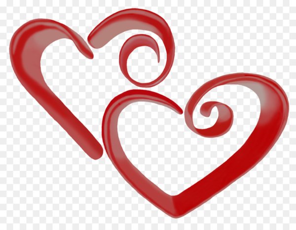 Два сердечка