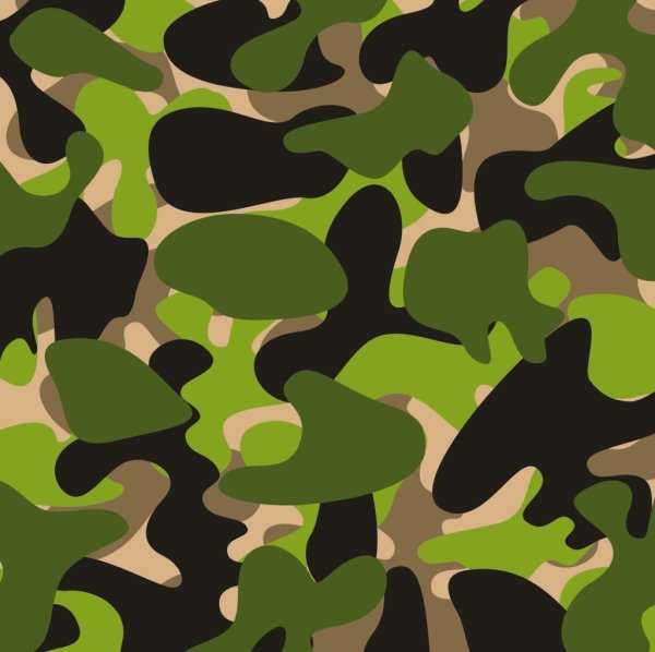Army Green Camouflage pattern