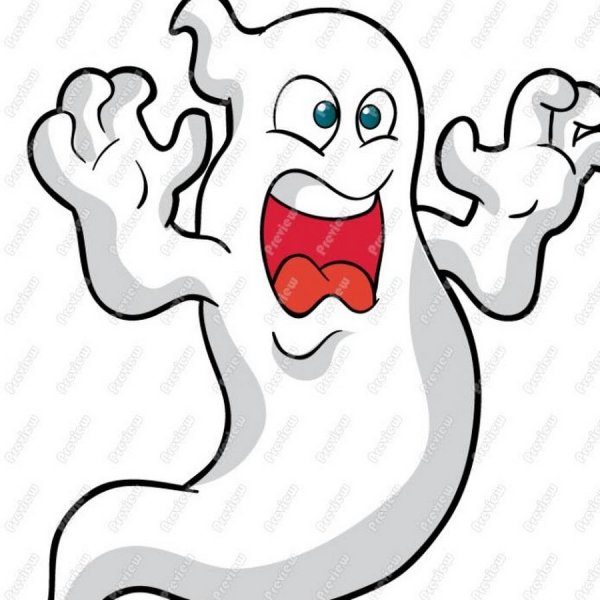 Привидение рисунок