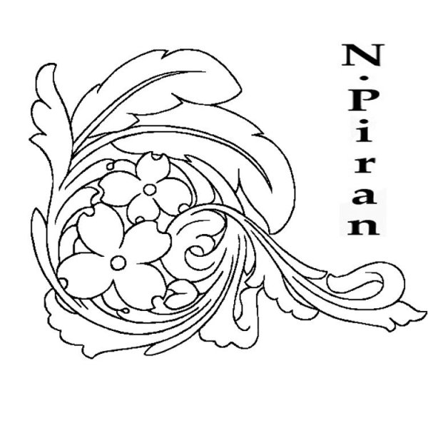 Шеридан рисунок для тиснения