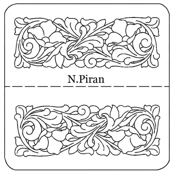 Шеридан тиснение орнаменты