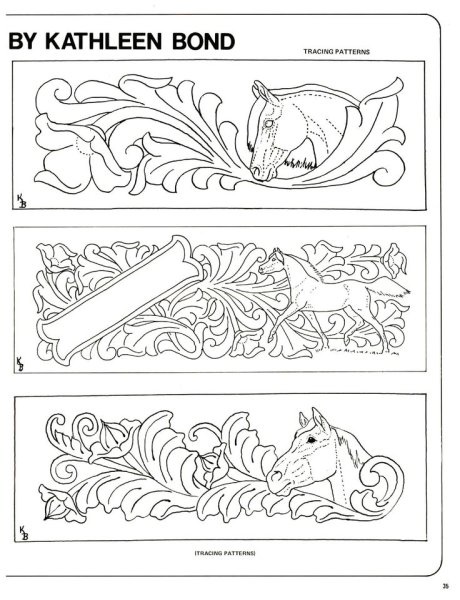 Тиснение Шеридан на коже эскизы