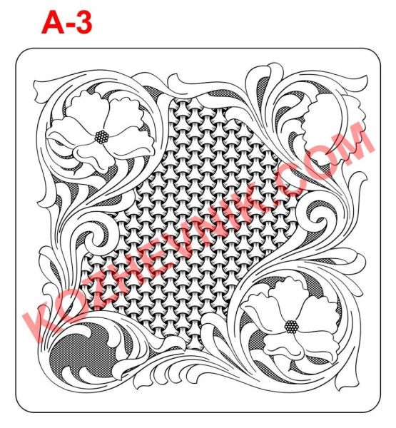 Схемы тиснения Шеридан