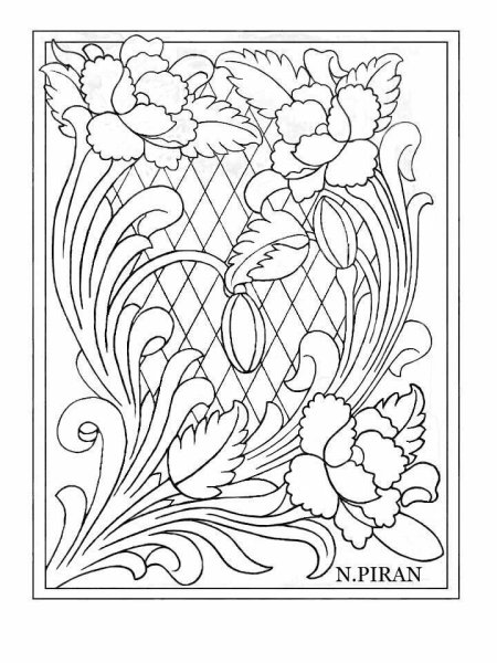 Трафарет для тиснения по фольге