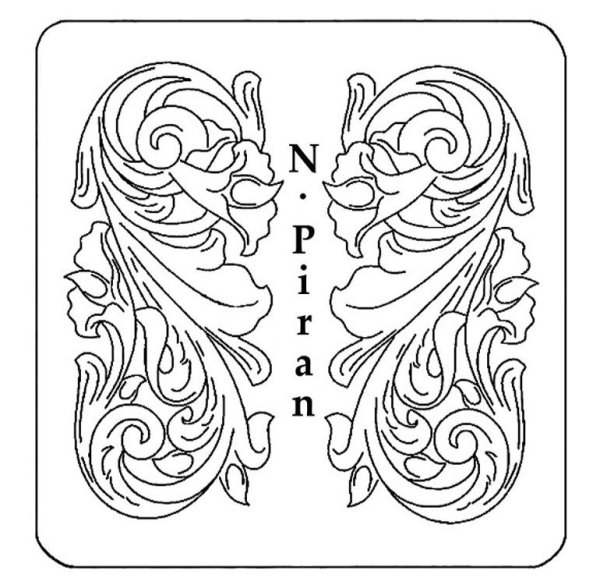 Рисунки для тиснения по коже в стиле Шеридан