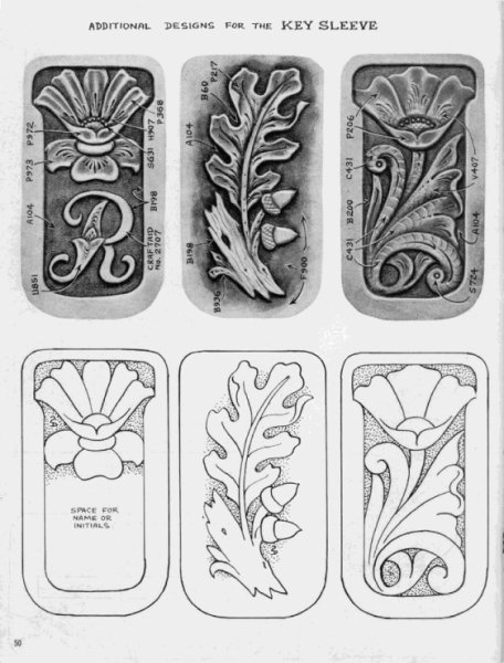 Тиснение Шеридан эскизы