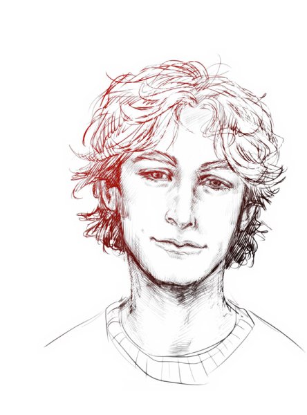 Причёски для рисования кудрявые