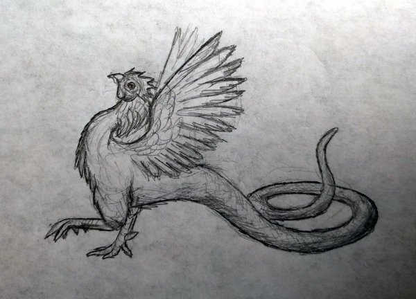 Василиск тату