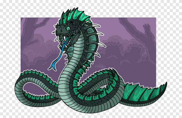 Василиск змея фэнтези змея Василиск