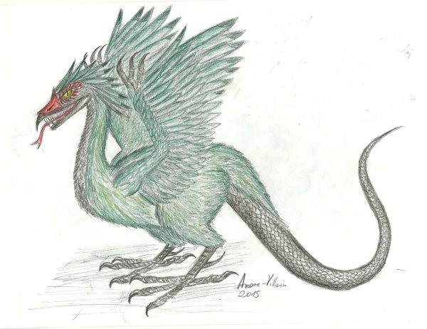 Василиск Гарри Поттер концепт арт