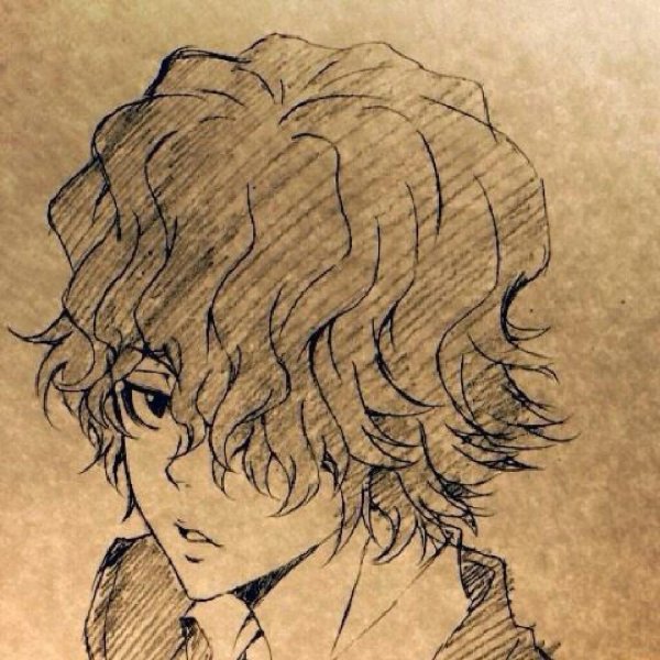 Парень с кудрявыми волосами раскраска