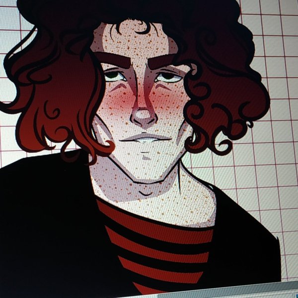 Кудрявые волосы карандашом