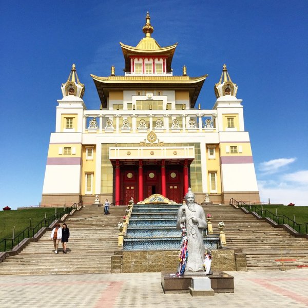 Хурул акварель