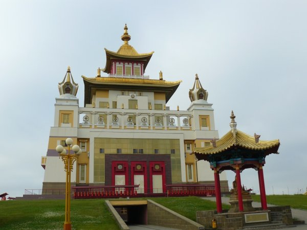 Хурул Золотая обитель Будды Шакьямуни нарисовать