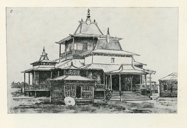 Буддистский храм нарисовать