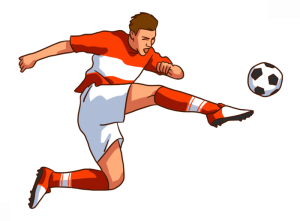Нарисовать футболиста