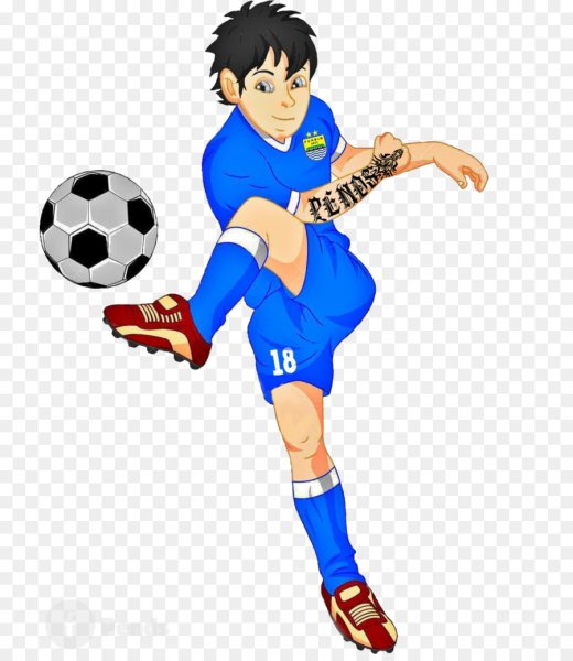 Футболист мультяшная