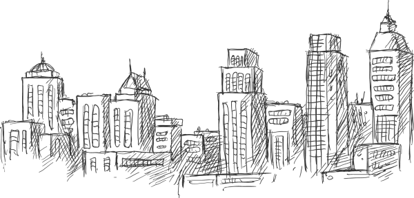 Город рисунок
