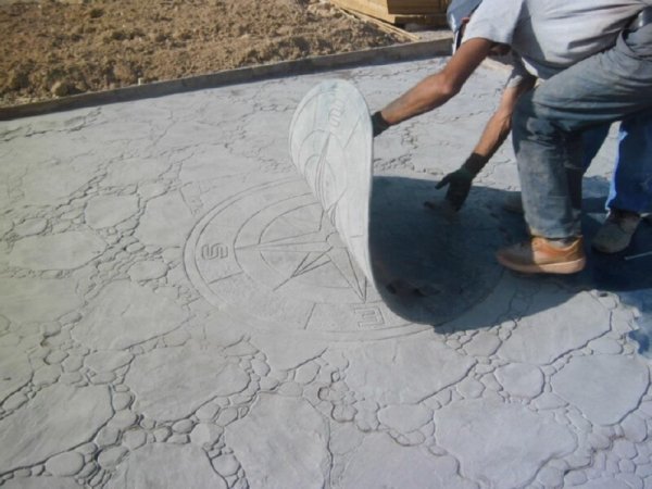 Рисованный бетон