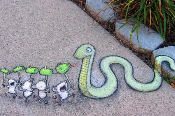 Красивые рисунки на асфальте