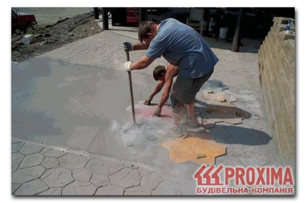 Плитка бетон с рисунком