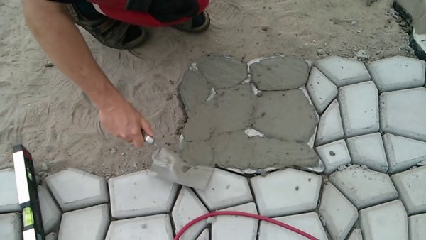 Самодельная тротуарная плитка