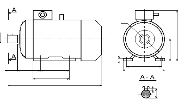 Электродвигатель аир160s4у3 чертежи крышки