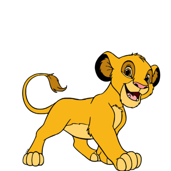 Львенок по клеточкам