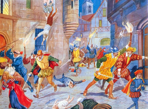 Резня гугенотов в варфоломеевскую ночь