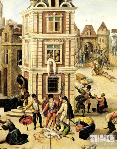 Екатерина Медичи Варфоломеевская ночь картина