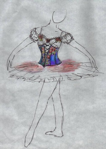 Эскизы костюмов к балету