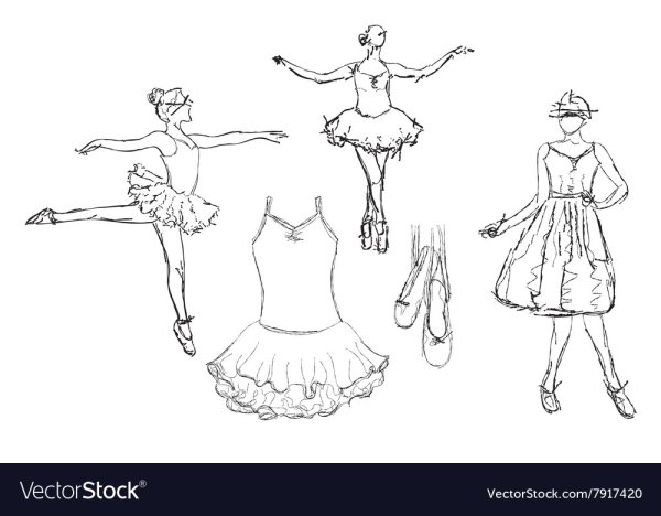 Балетные платья эскиз