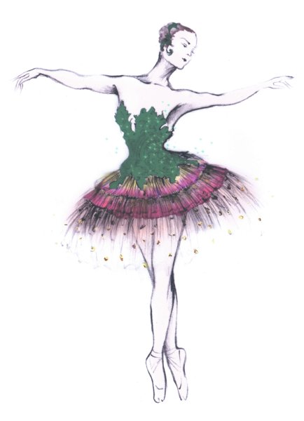 Балет иллюстрация