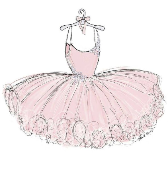 Платье балерины карандашом