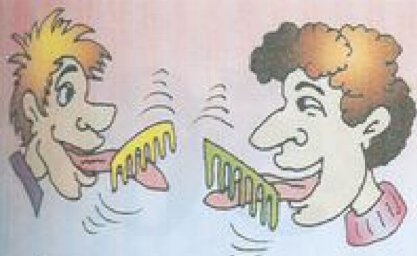 Схема чистки зубов для детей