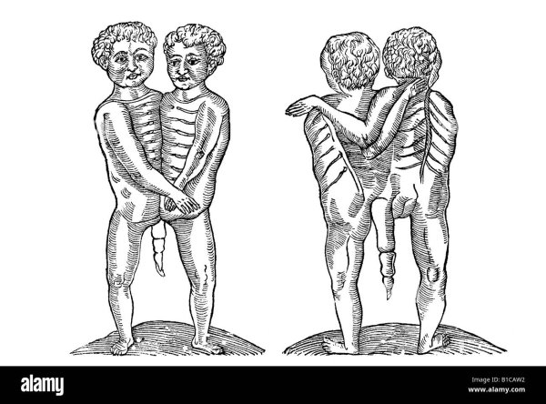 Сиамские Близнецы иллюстрация