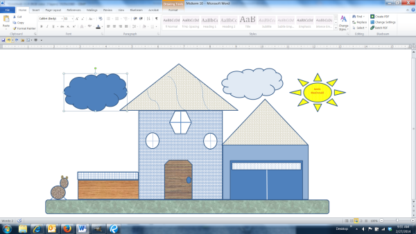 Рисование в Ворде