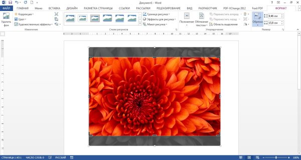 Формат рисунка в Ворде