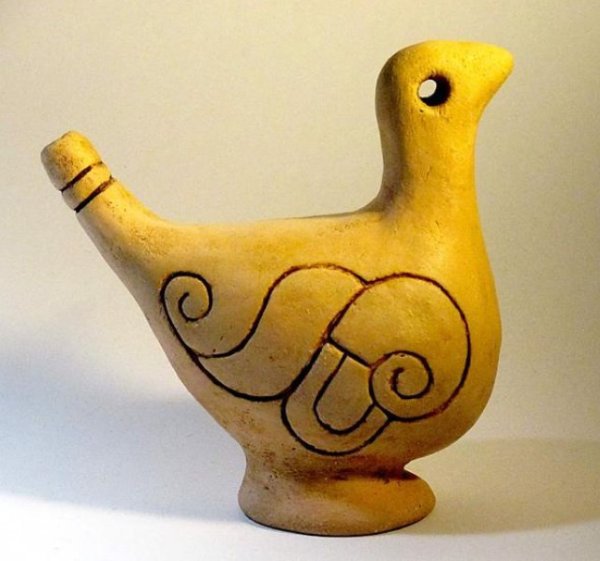 Деревянная птичка свистулька народный промысел