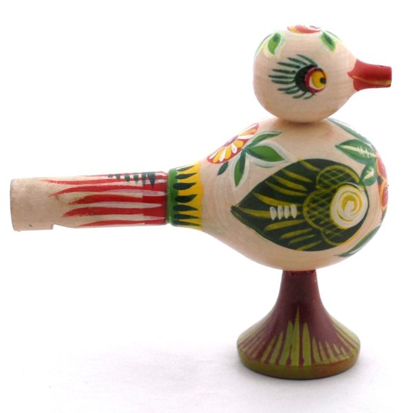 Городецкая свистулька утка