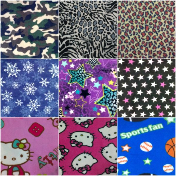 Флис с принтом