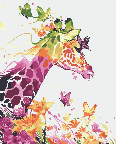Жирафы в живописи