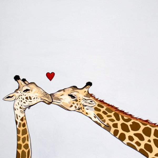 Жираф рисунок